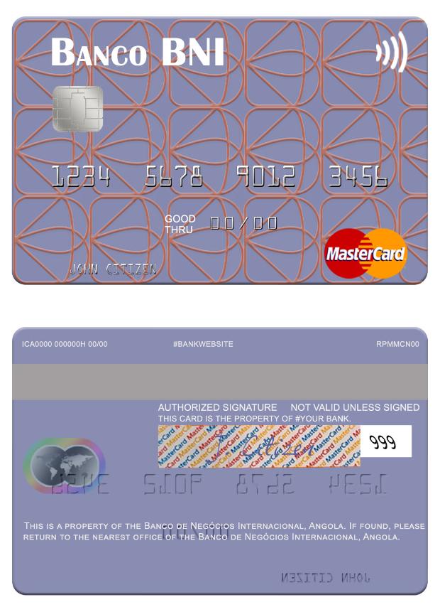 Angola Banco de Negócios Internacional mastercard